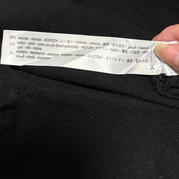 Zara Basic Basic Plain Long Sleeve Sweater in Black - Picture 8 of 8